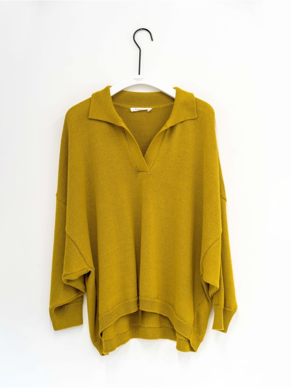 Beaumont Organic Edith Cotton Jumper In Grass Womens Sweater Size S